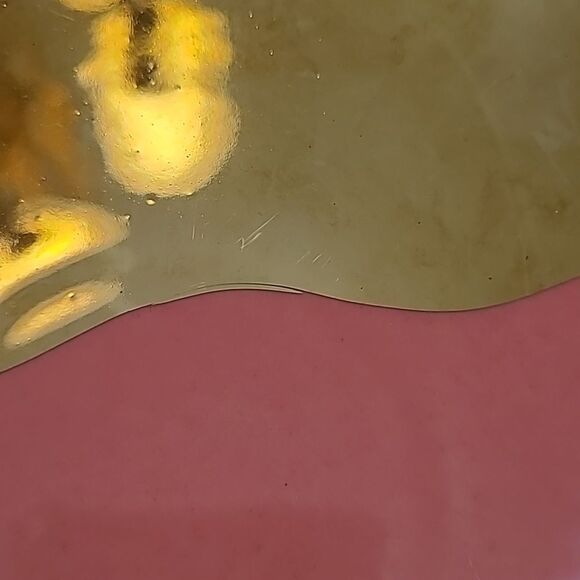 Anthropologie Tamatoa Side Plate Gold Pink White Home Goods 7 Inch Dinnerware - Picture 4 of 6